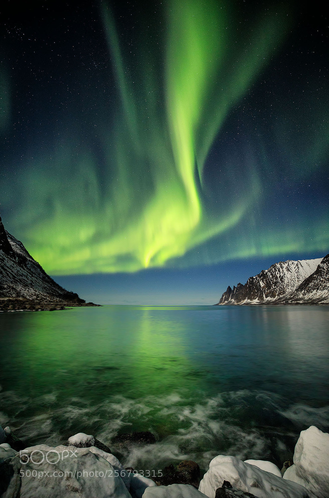Canon EOS 5D Mark IV sample photo. Northern lights on senja photography