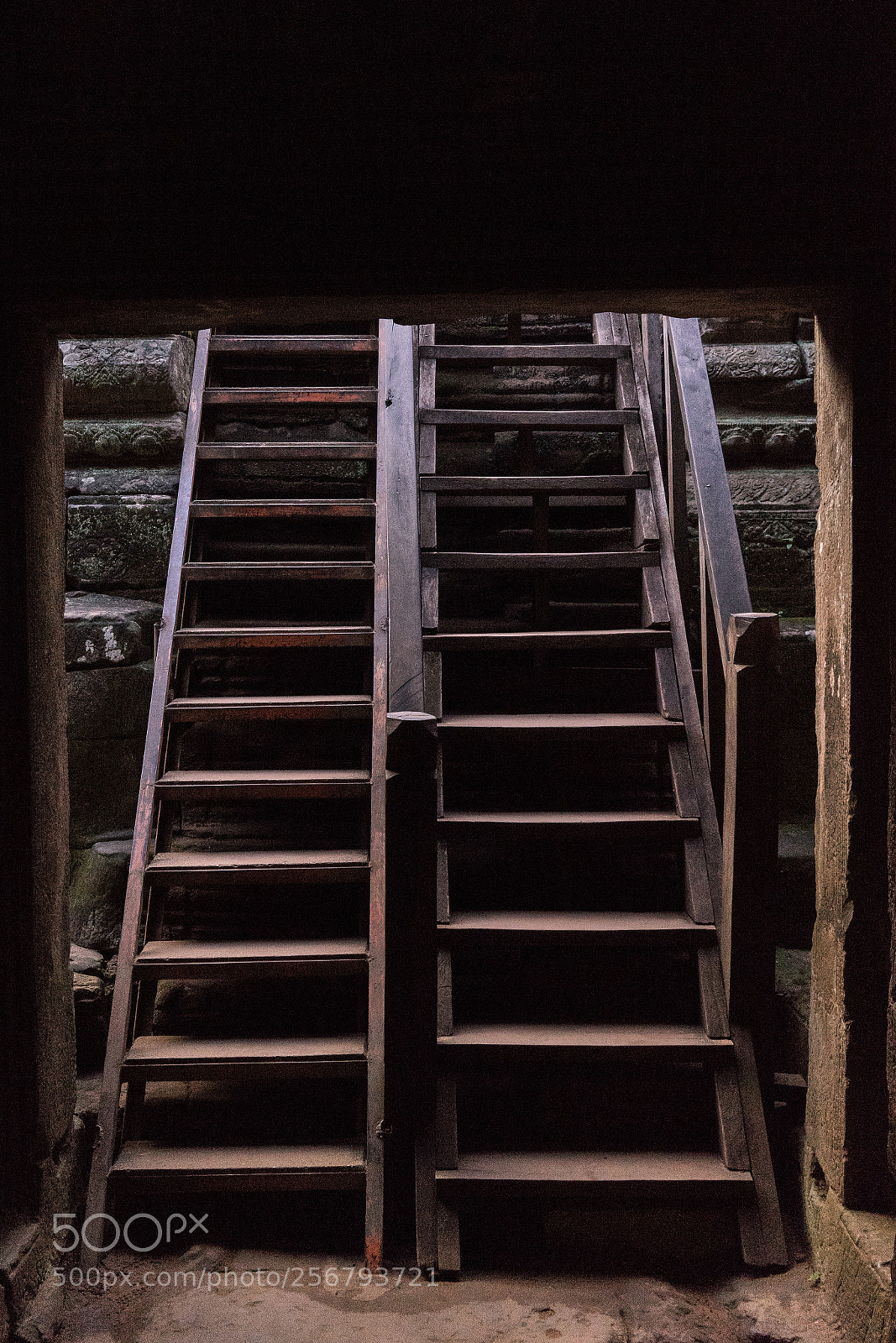 Sony a7 sample photo. Wooden stairs photography