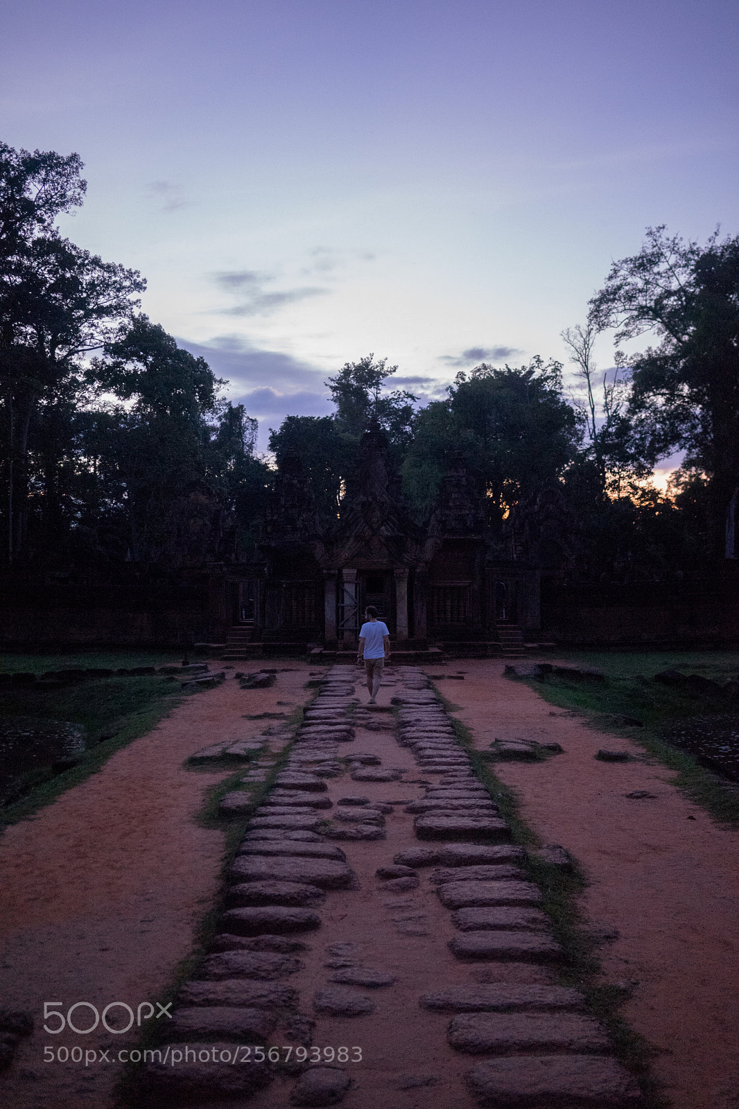 Sony a7 sample photo. Temple sunset photography