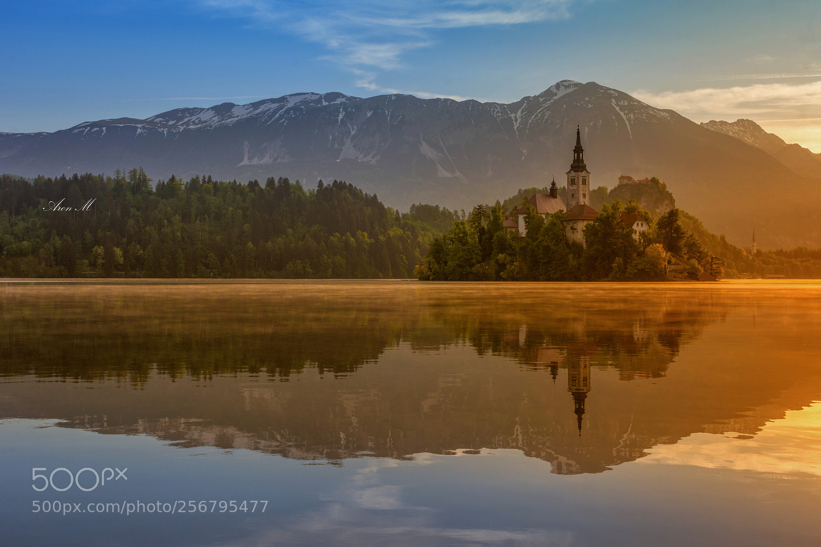 Nikon D7200 sample photo. Sunrise at lake bled photography