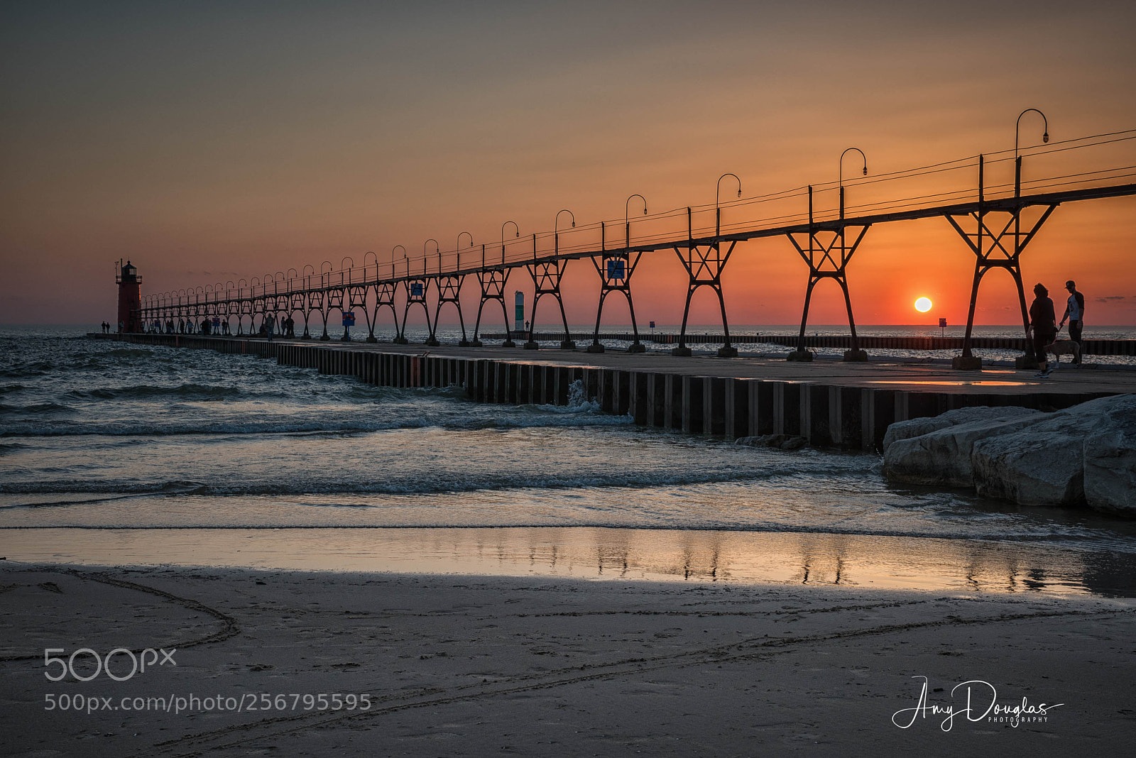 Nikon D810 sample photo. South haven, michigan sunset photography