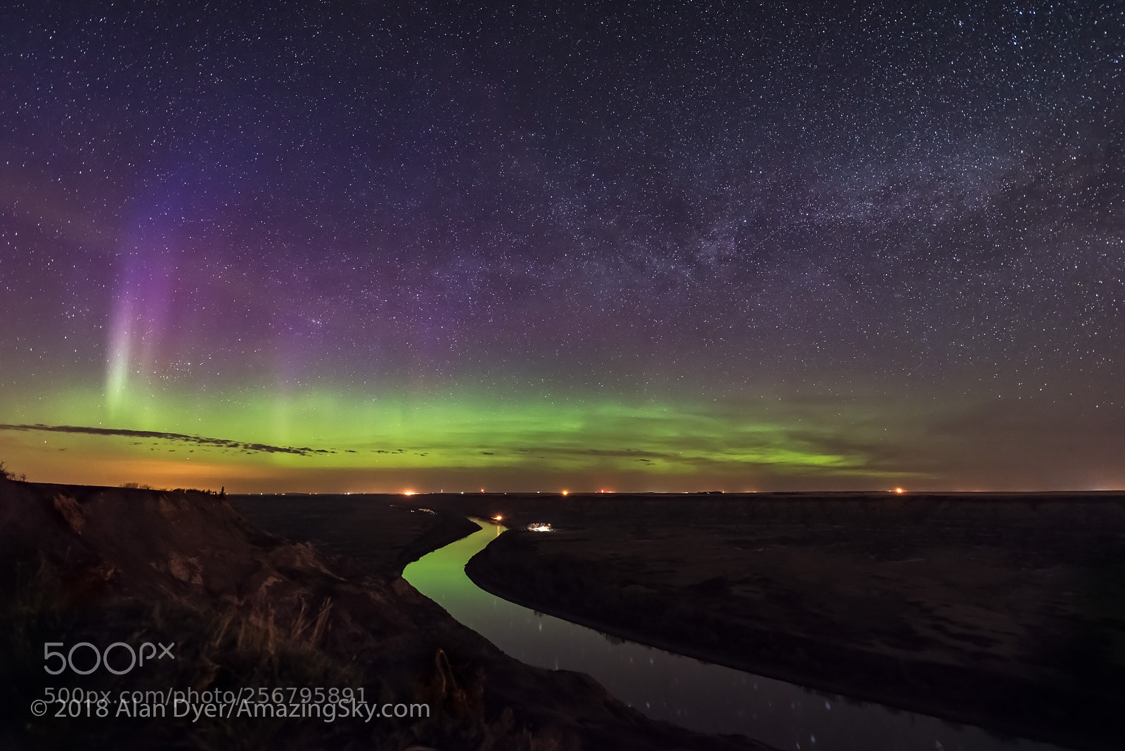 Nikon D750 sample photo. Aurora and milky way photography