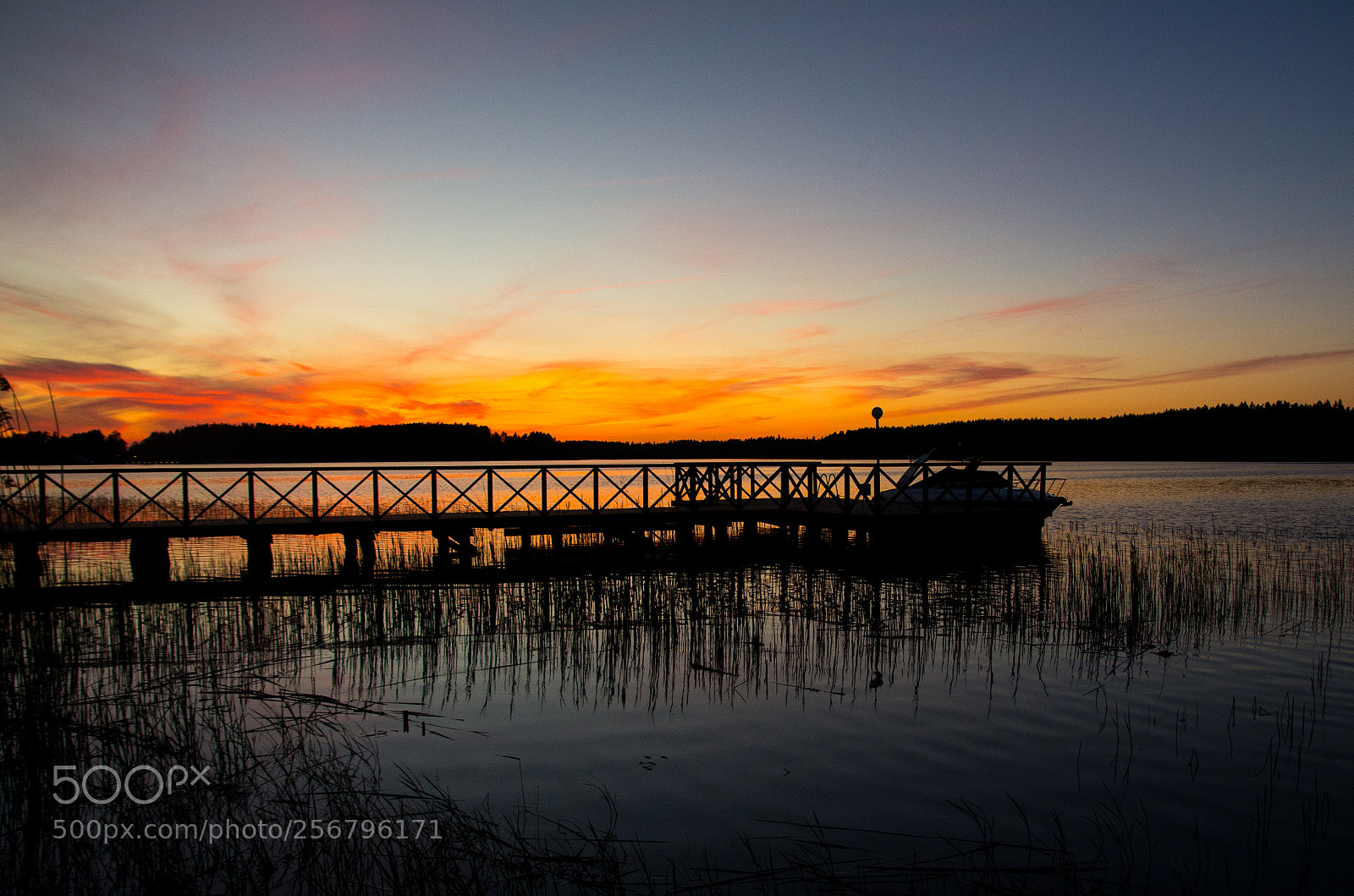Pentax K-5 sample photo. Sunset over lake and photography