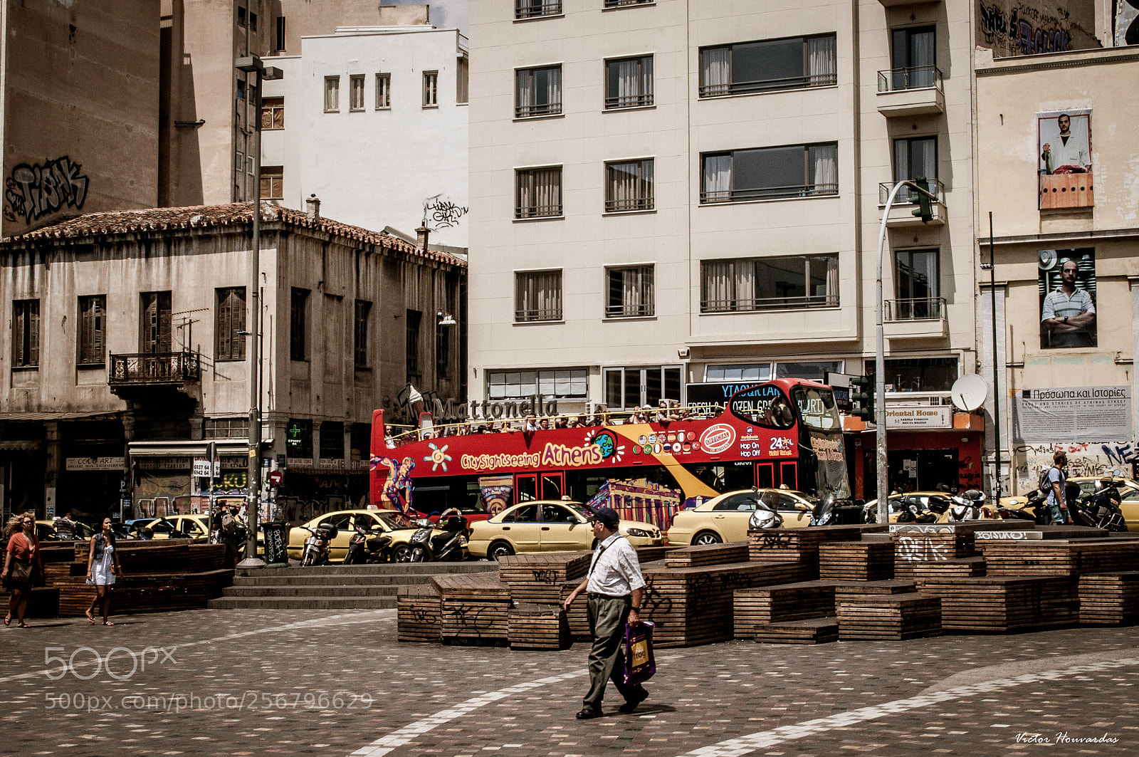 Nikon D5000 sample photo. Streets of athens photography