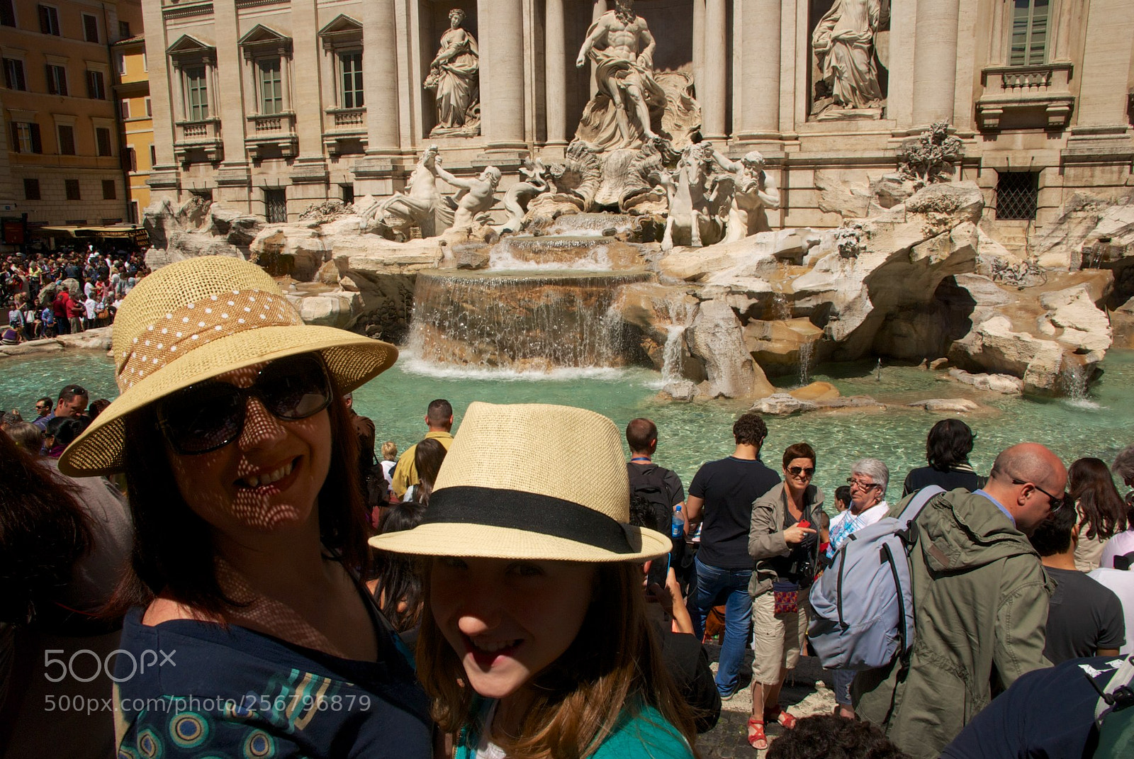 Nikon D60 sample photo. Fontana d trevi photography