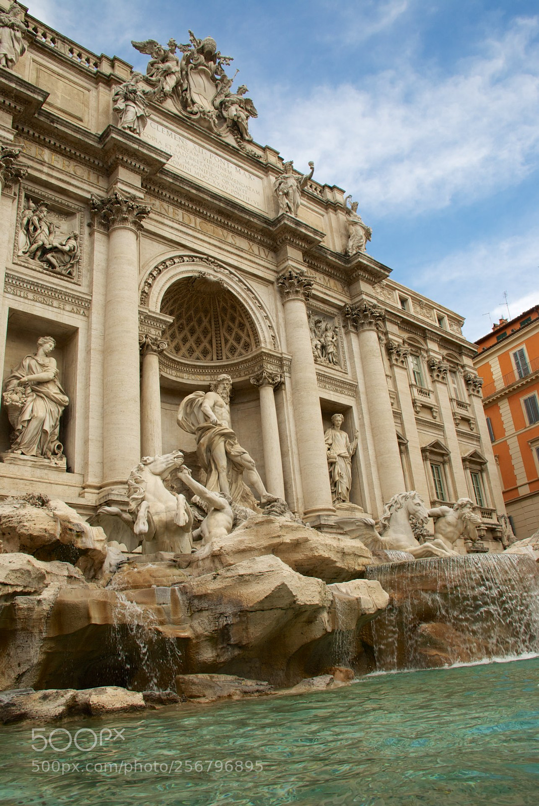 Nikon D60 sample photo. Fontana di trevi photography