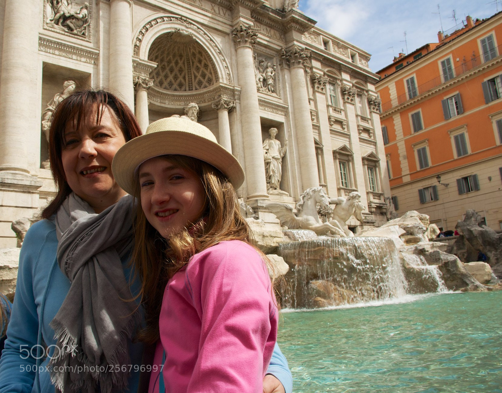 Nikon D60 sample photo. Fontana di trevi photography