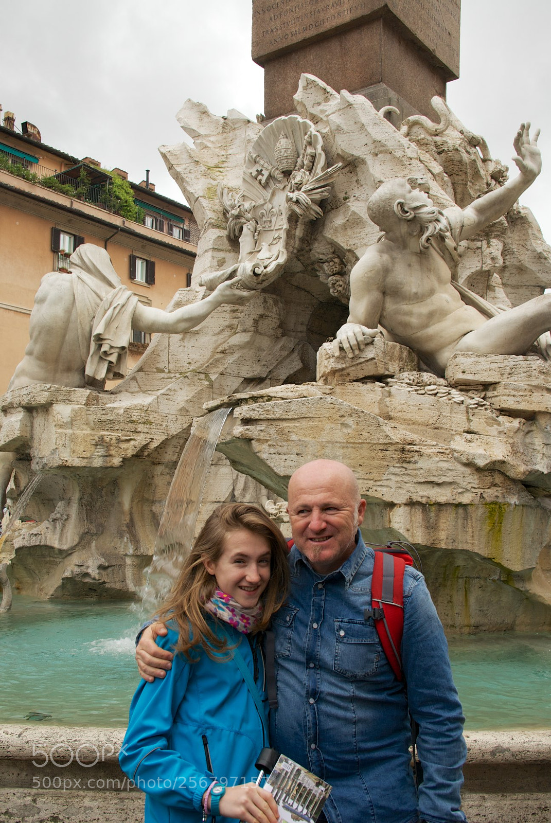 Nikon D60 sample photo. Piazza navona photography