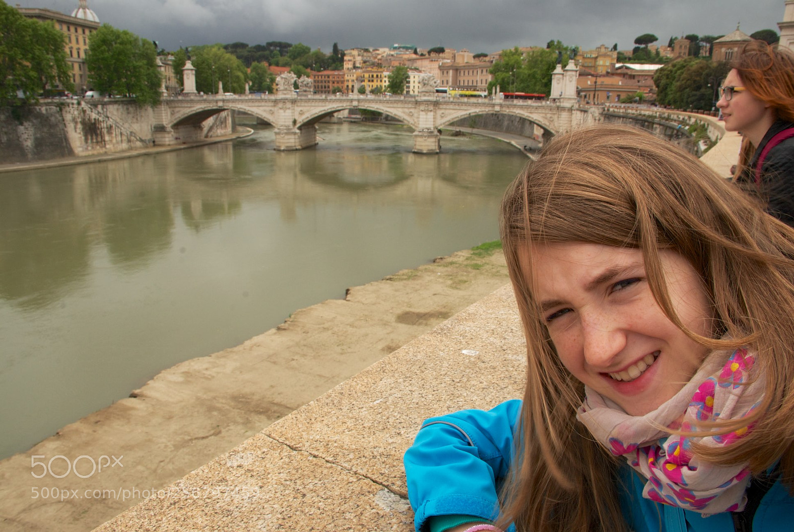 Nikon D60 sample photo. Tevere ponte vittorio emanuele photography