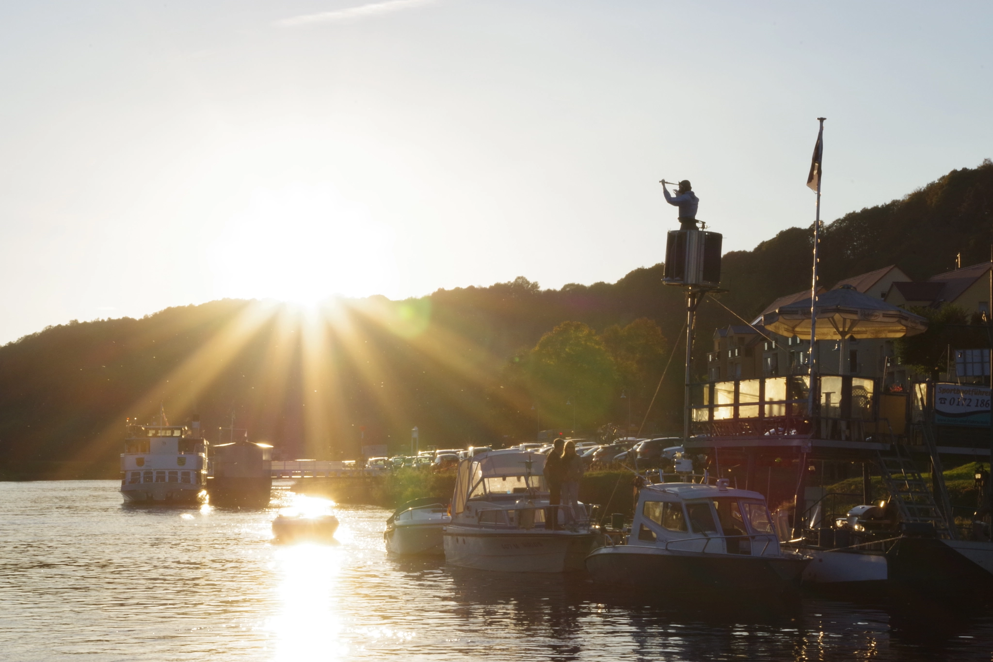 Pentax K-70 sample photo. River port photography