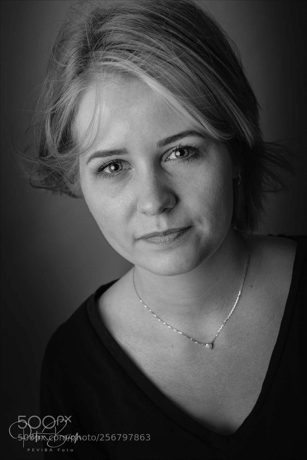 Nikon D800 sample photo. Young woman (bw) photography