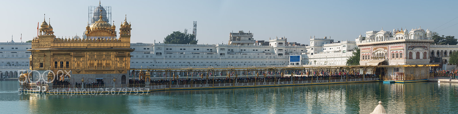 Sony a7S sample photo. Golden temple daylight pano photography