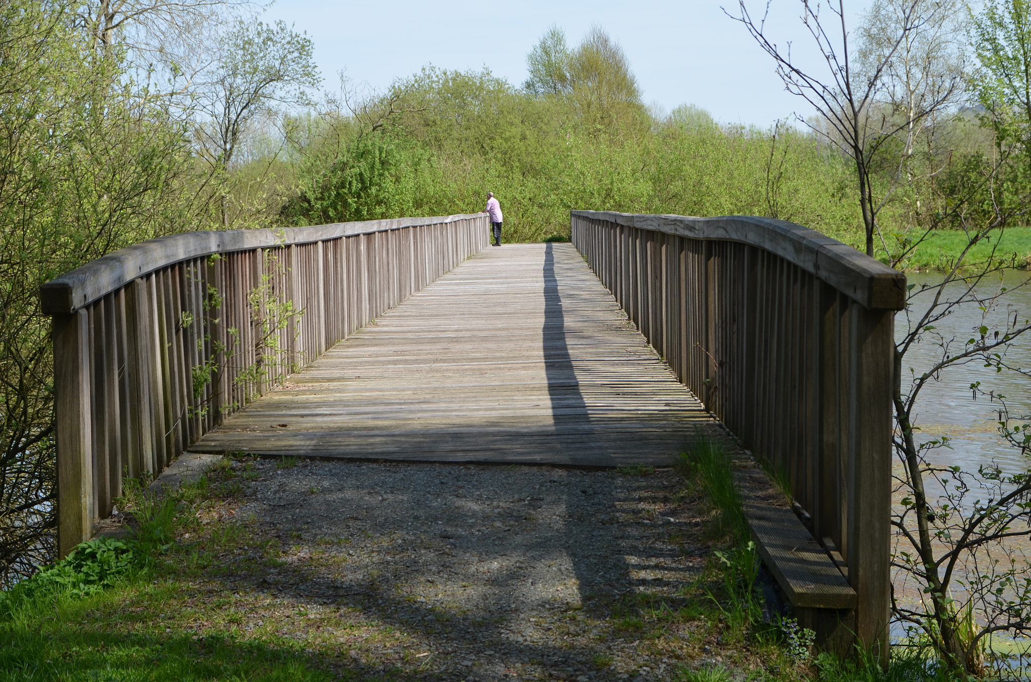 Nikon D5100 + Sigma 17-70mm F2.8-4 DC Macro OS HSM sample photo. Wooden bridge photography