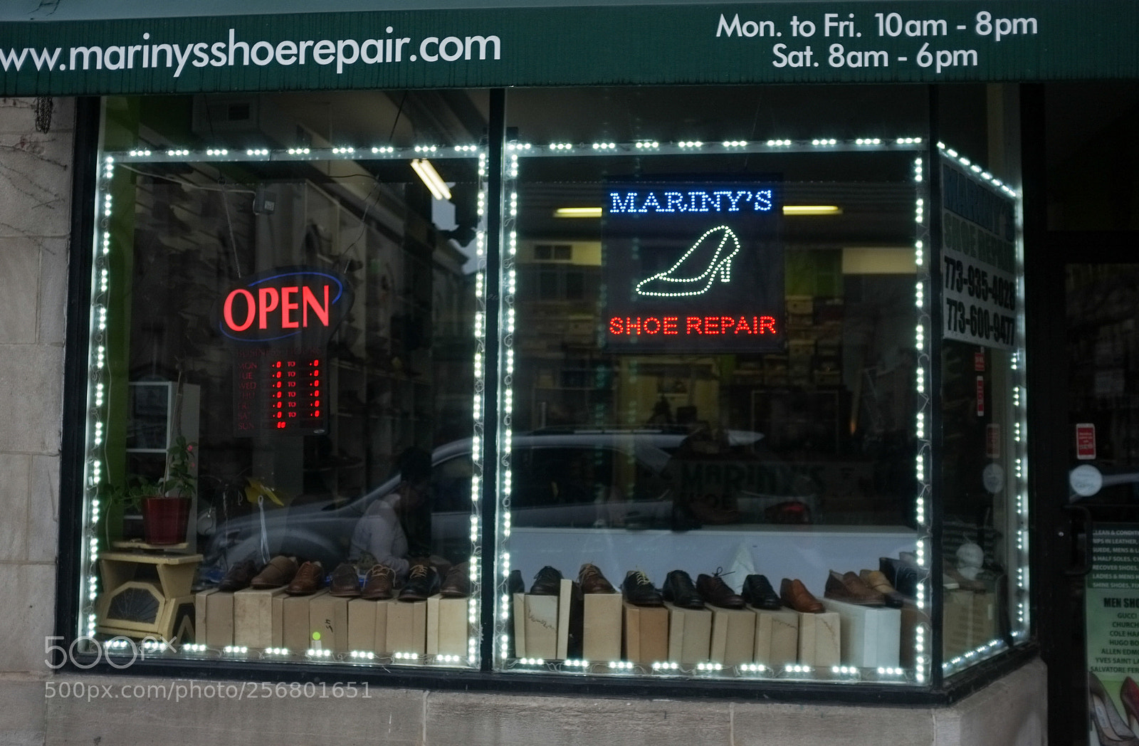 Fujifilm FinePix X100 sample photo. Shoe repair 4 12/18/17 12:48 pm photography