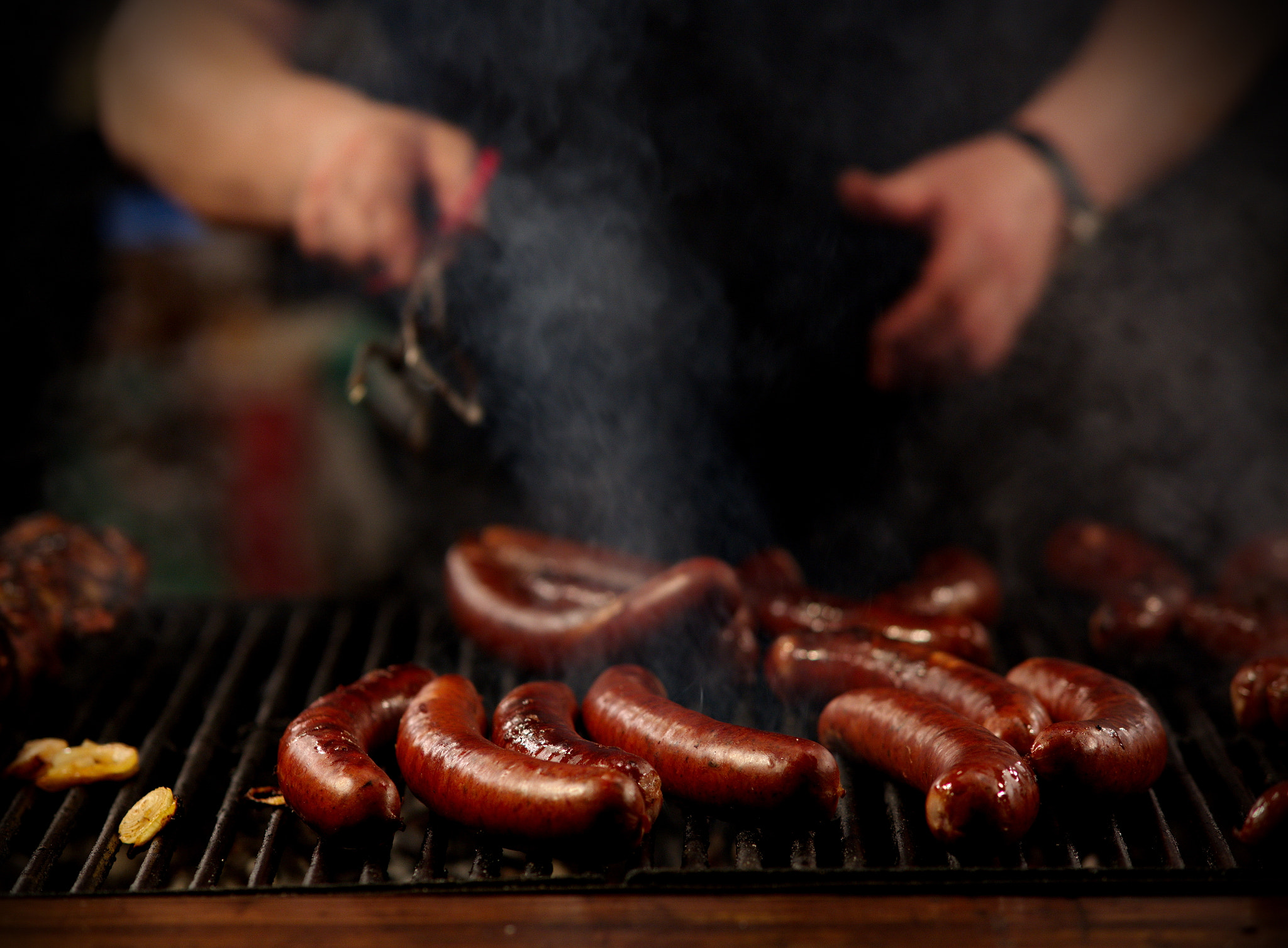 Samsung NX20 sample photo. Sausages photography