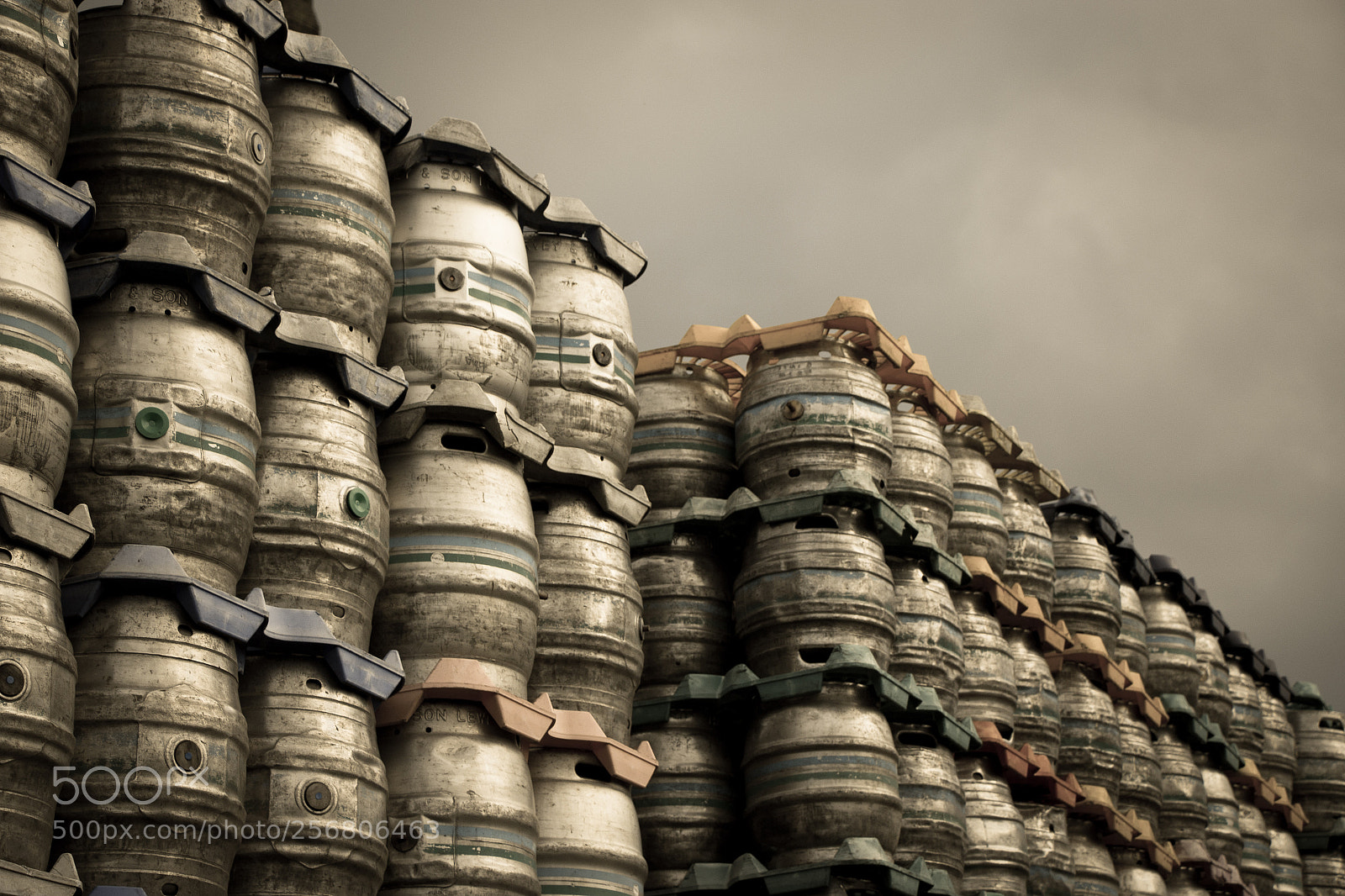Canon EOS 70D sample photo. Brewery barrels photography