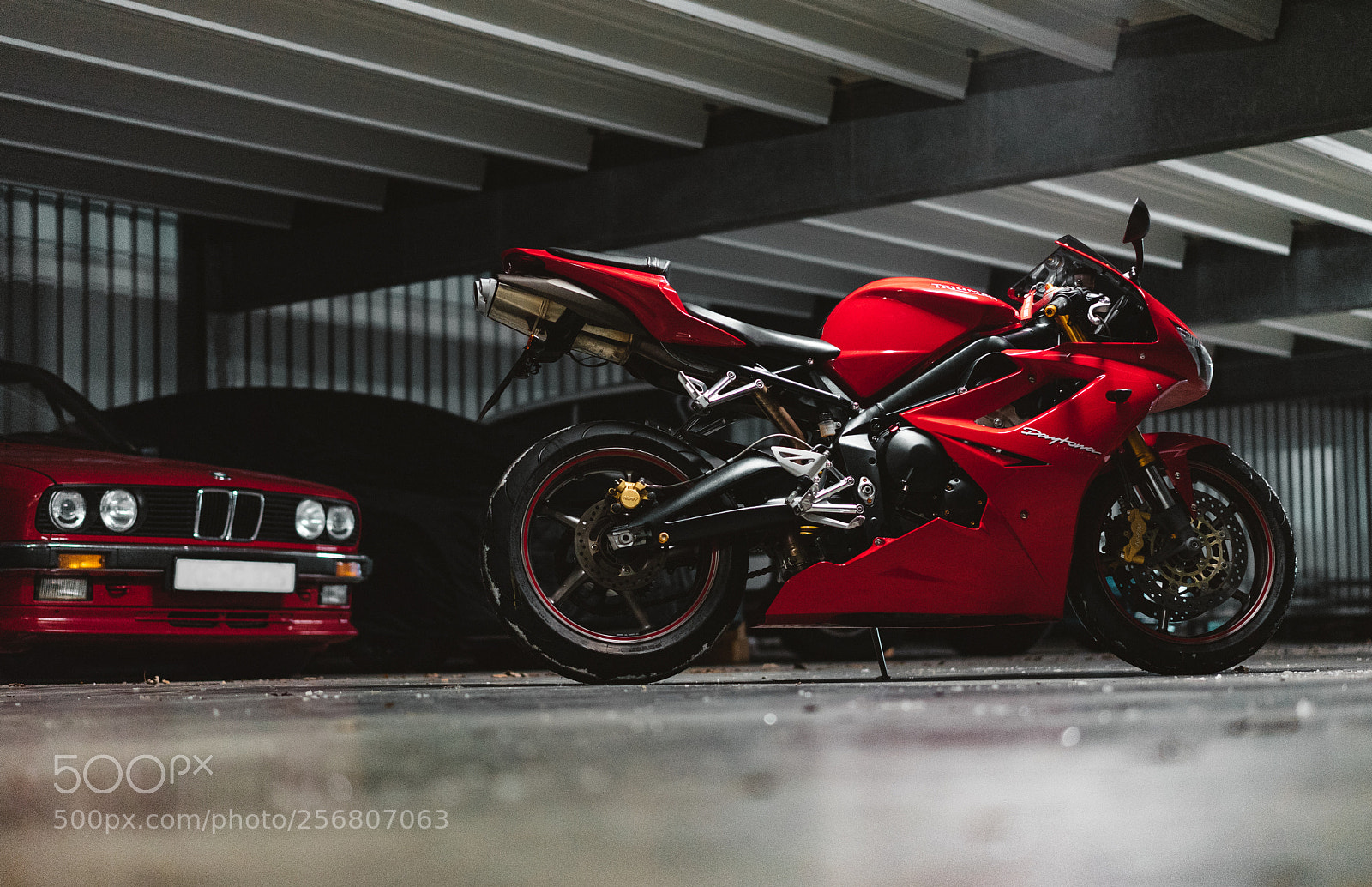 Sony a7 II sample photo. Triumph daytona 675 photography