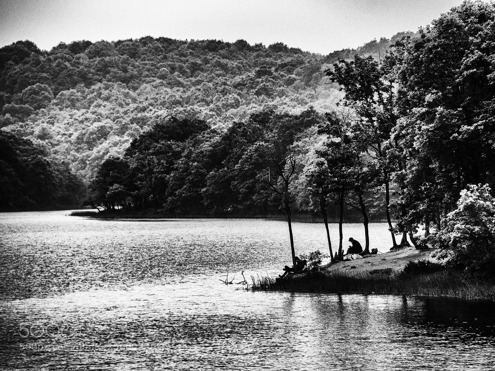 Olympus PEN-F sample photo. By the lake photography