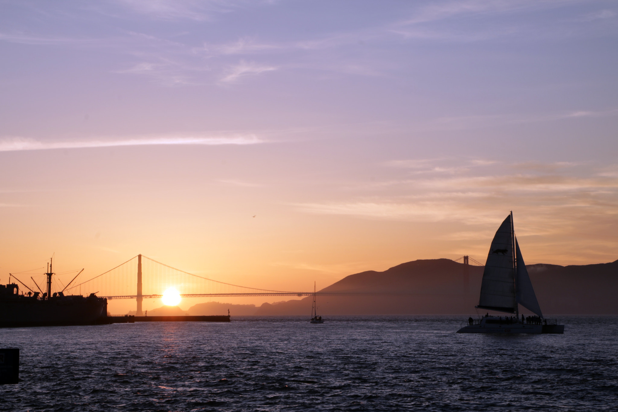 Canon EOS 750D (EOS Rebel T6i / EOS Kiss X8i) sample photo. Golden gate bridge vom pier39 aus photography