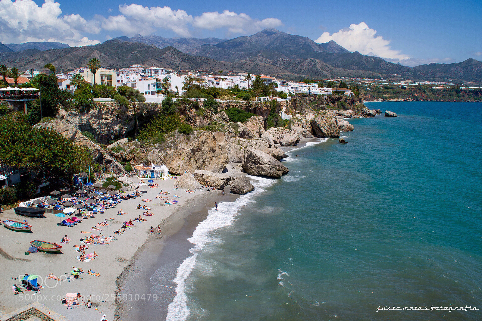 Nikon D3100 sample photo. Playa de nerja, vista photography