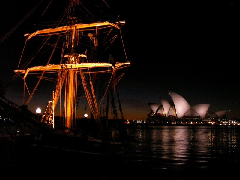 SANYO C40 sample photo. Ship mast at sunset photography