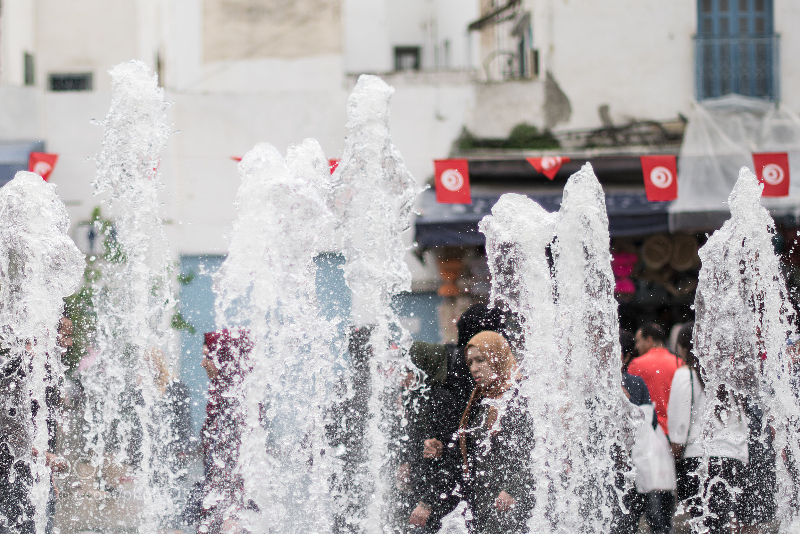 Nikon D3300 sample photo. Water fountain photography