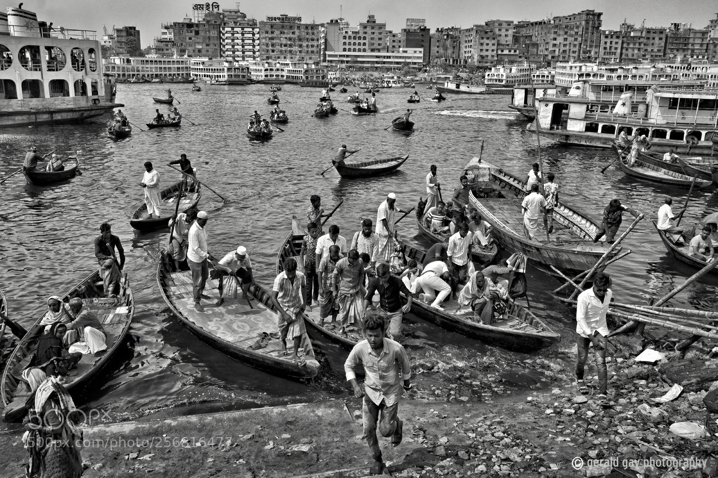 Fujifilm X-E3 sample photo. Sadarghat station buriganga river photography
