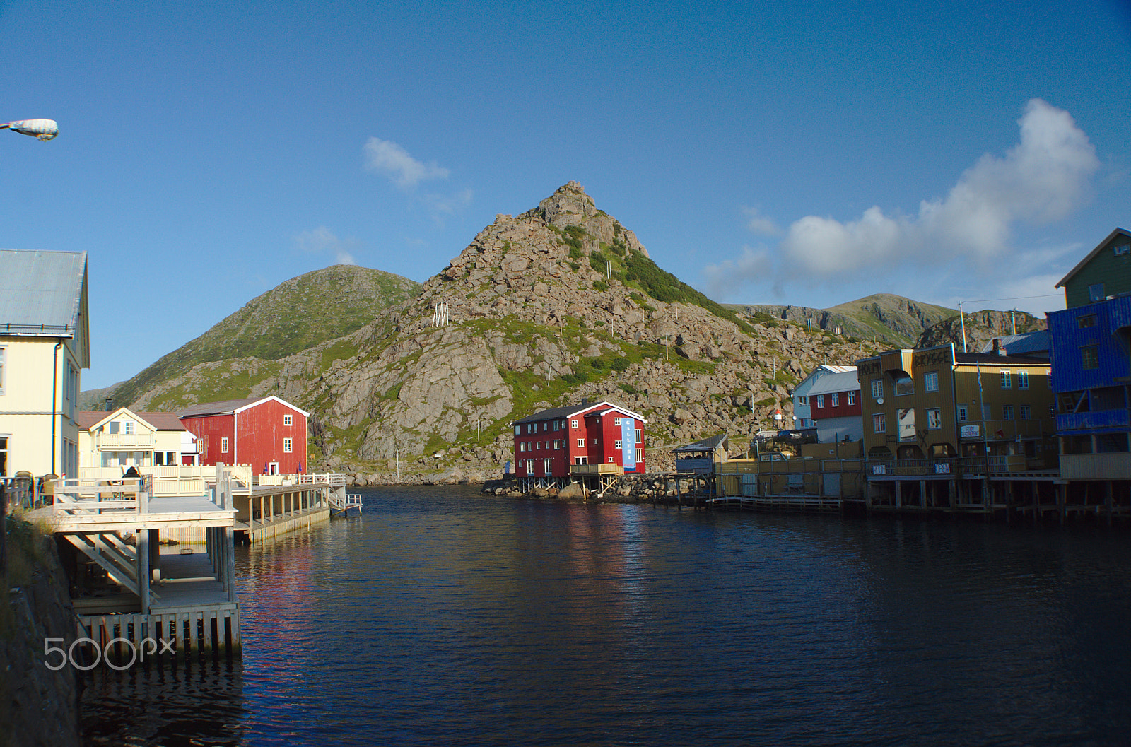 Sony Alpha DSLR-A500 sample photo. The fishing village of nyksund photography