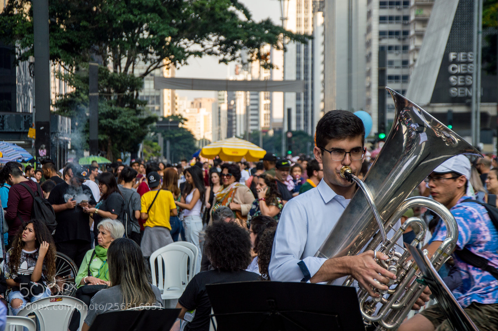 Nikon D3200 sample photo. Música na paulista photography
