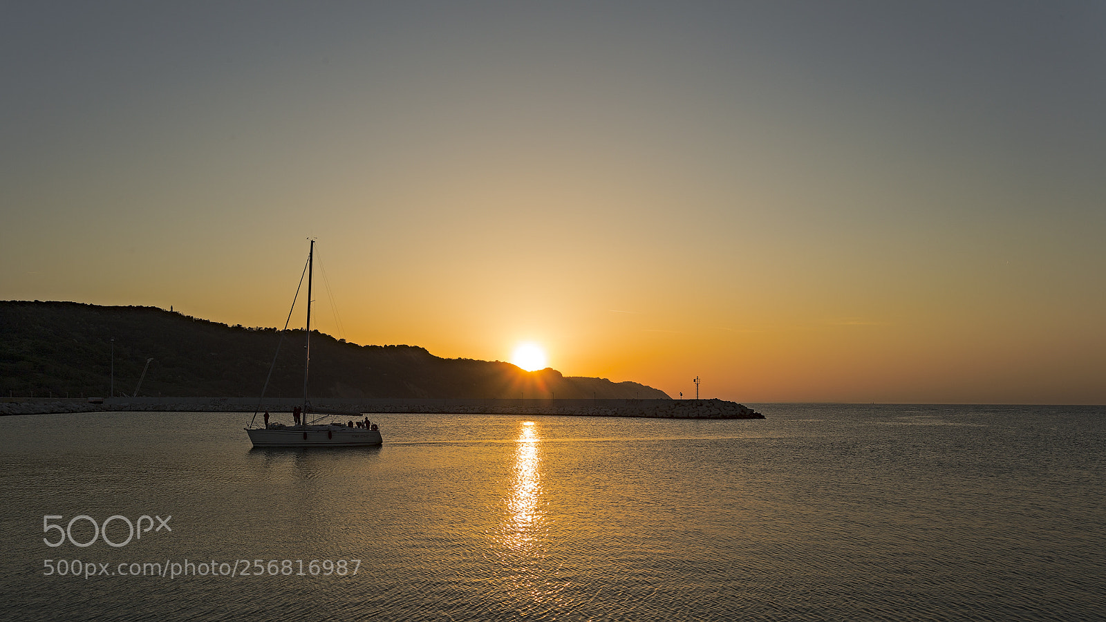 Canon EOS 6D sample photo. Pesaro sunset photography