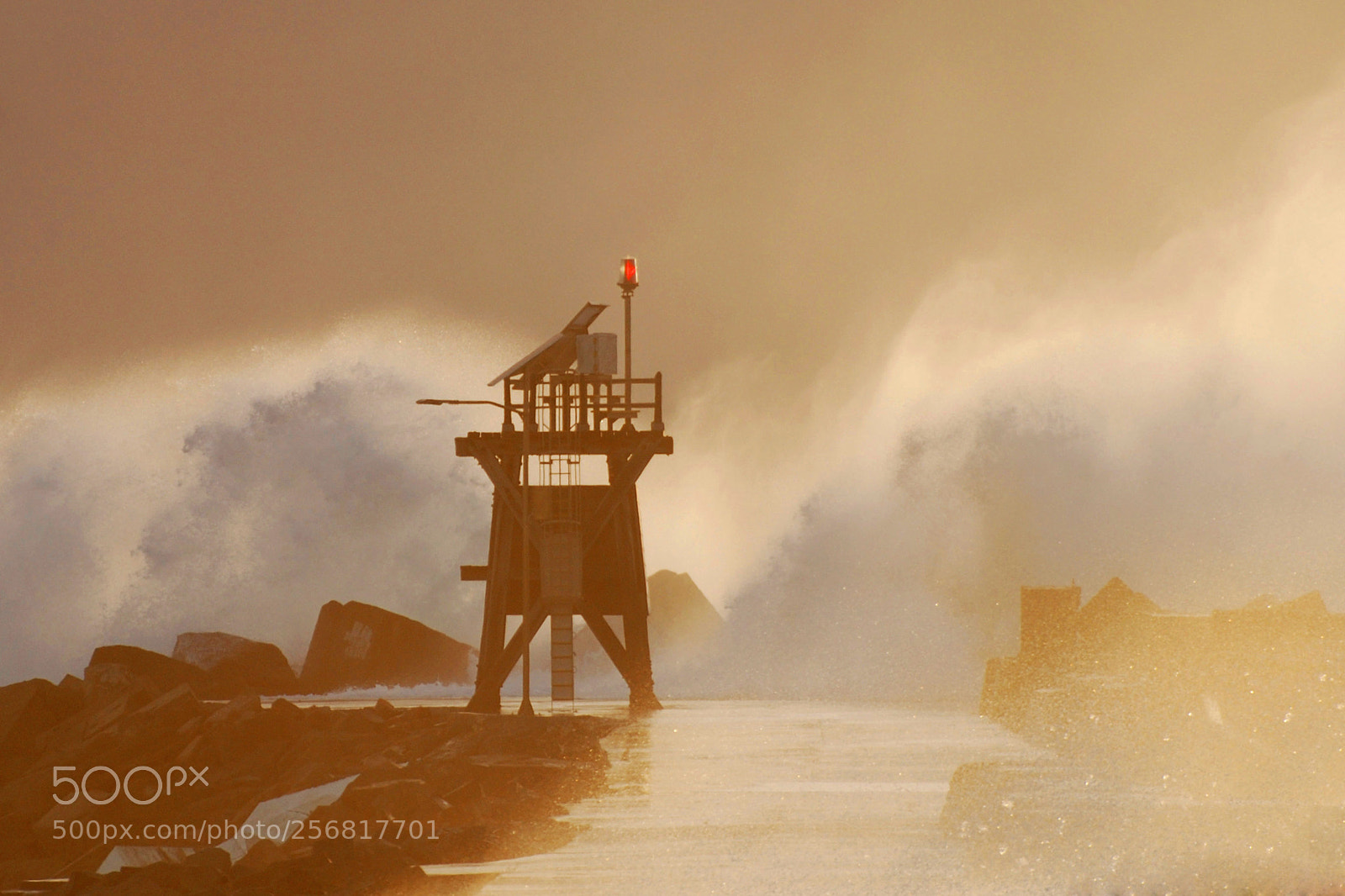 Nikon D80 sample photo. Breakwall pounding photography