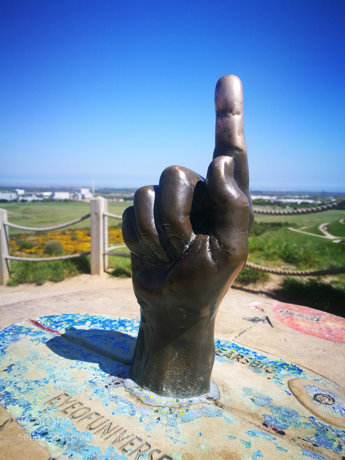 HUAWEI P9 sample photo. Northumberlandia finger! photography