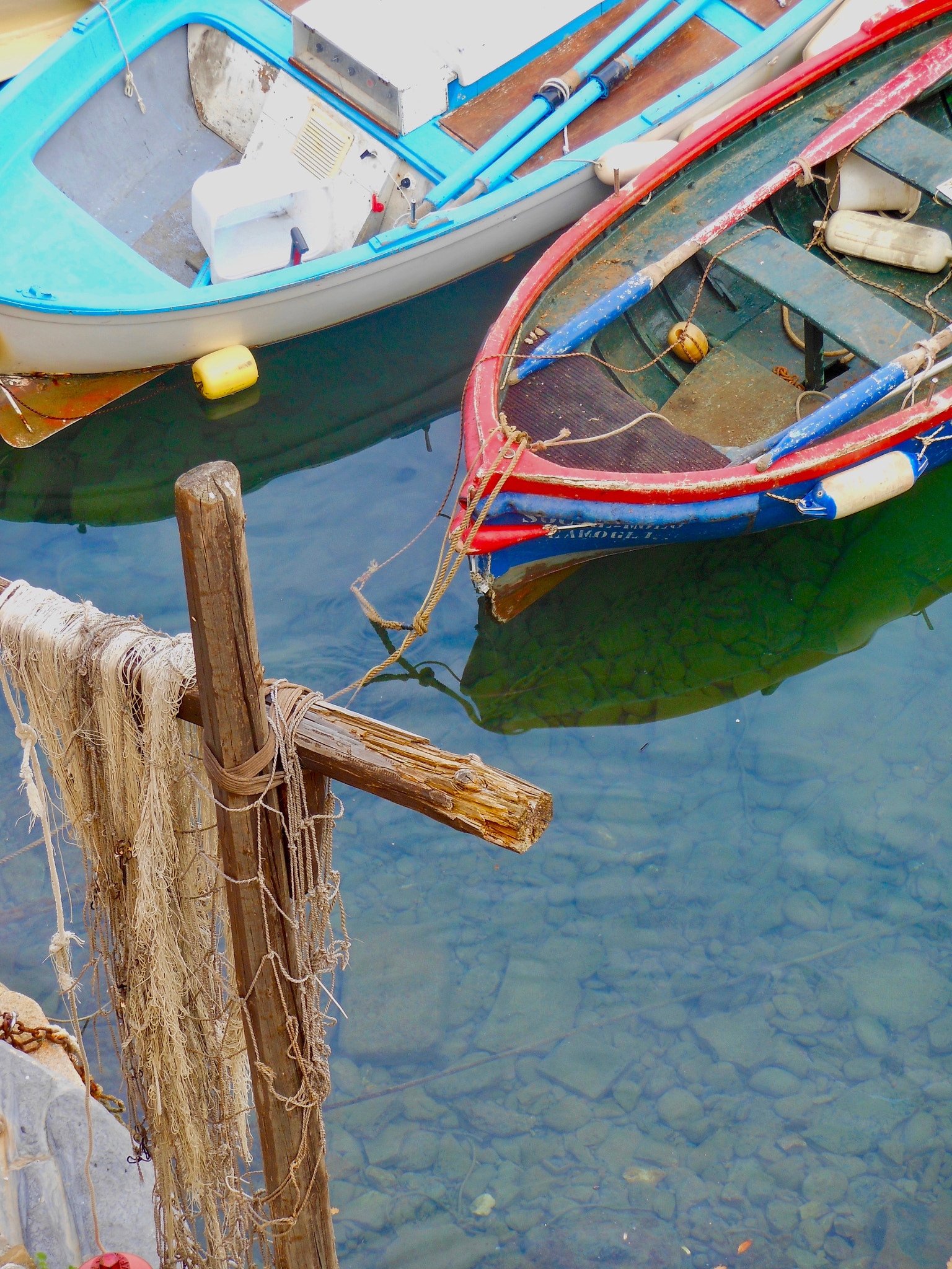 Nikon Coolpix S6200 sample photo. Colorful boats resting at the pier, angle photography