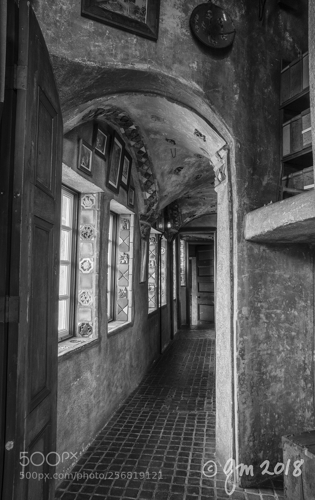 Nikon D7100 sample photo. Hallway windows photography