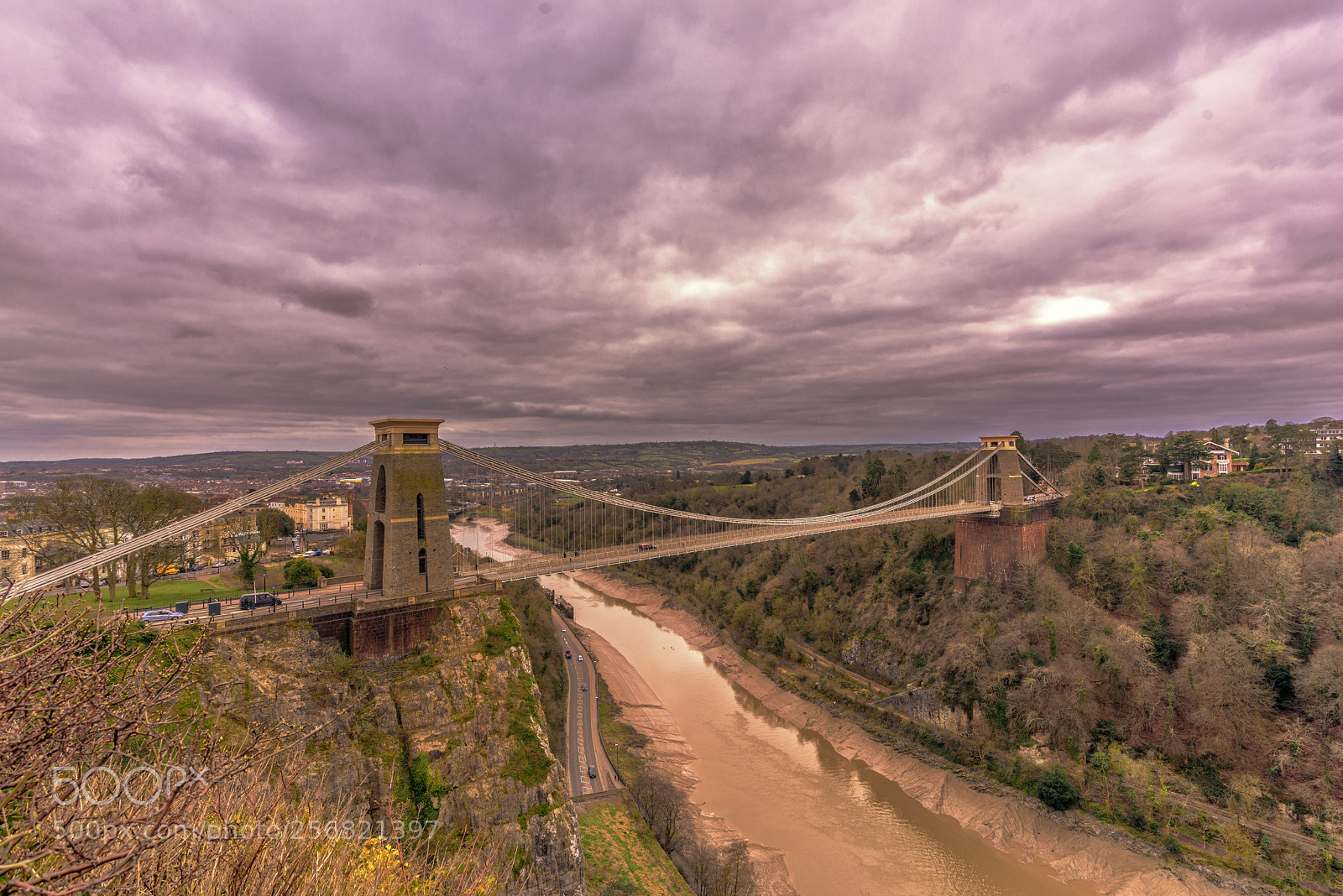 Nikon D810 sample photo. Bristol suspension bridge photography