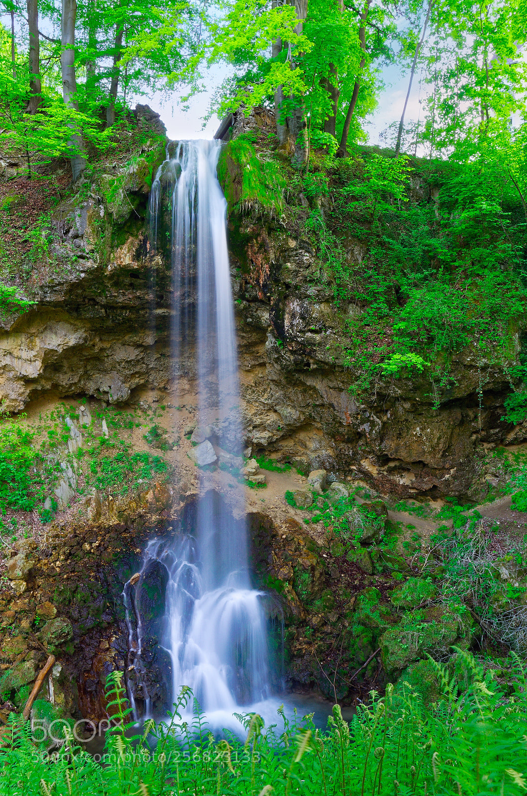 Pentax K-5 II sample photo. Lillafüred waterfall photography