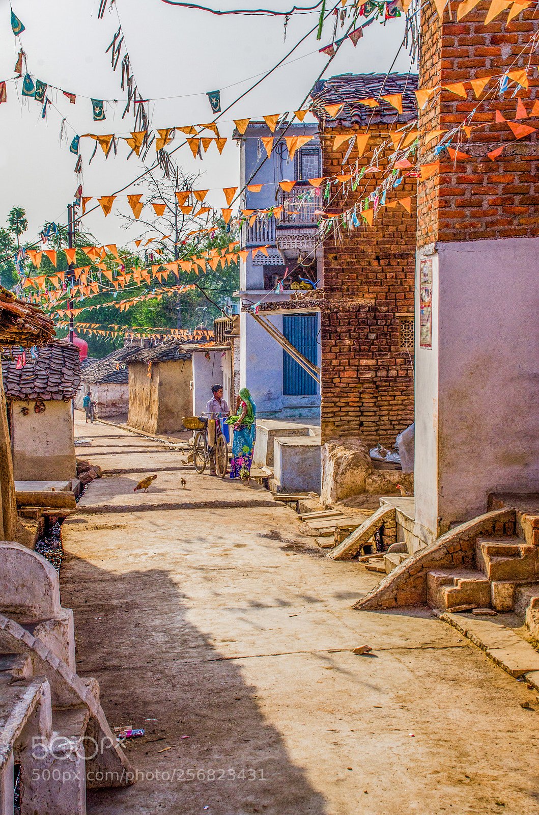 Nikon D7000 sample photo. Village road photography