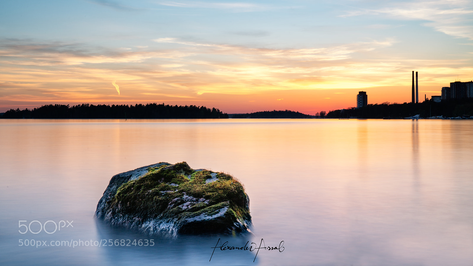 Sony a7R II sample photo. Sunset in stockholm photography