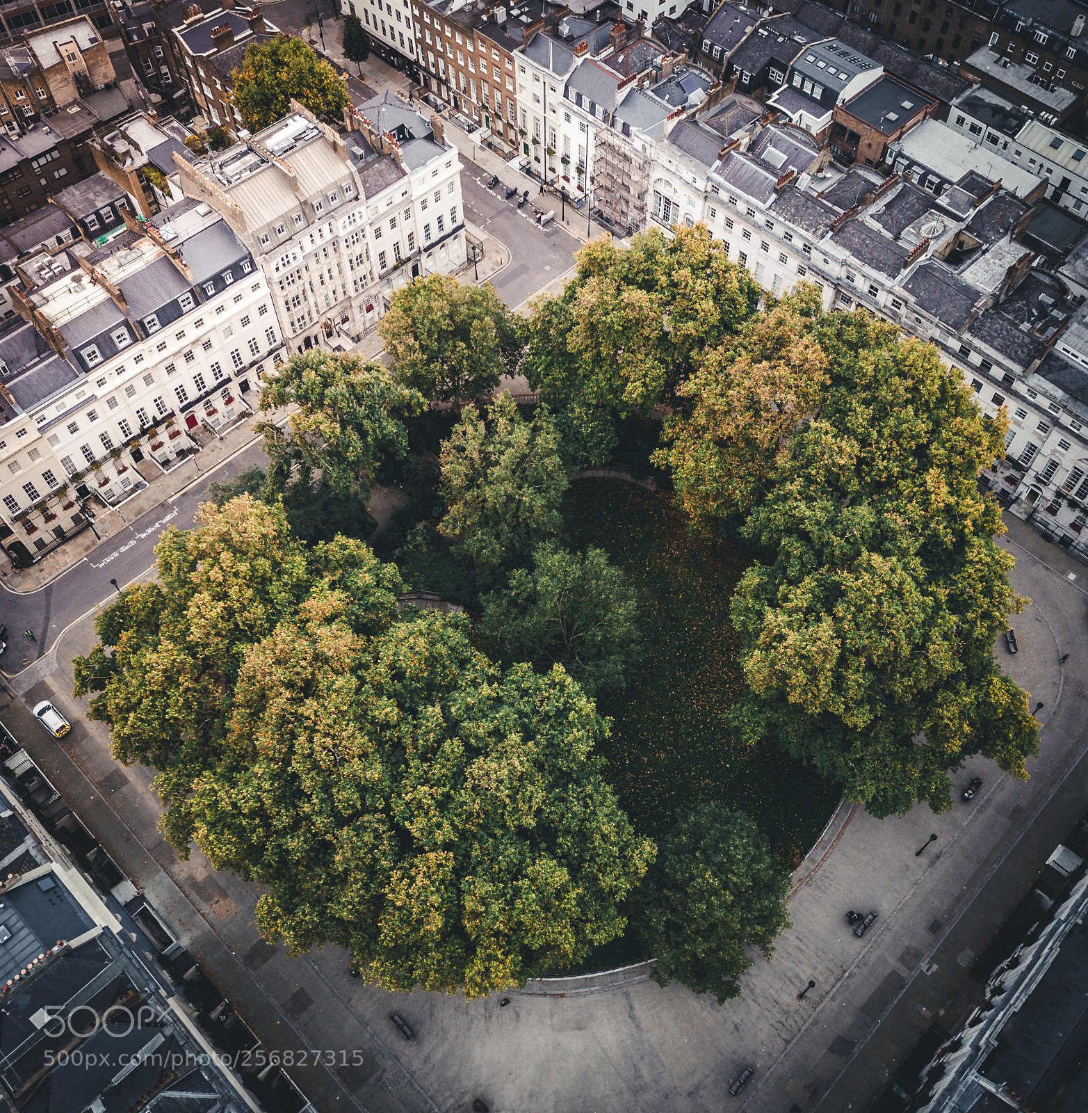 DJI FC220 sample photo. Uk, london, fitzroy square photography