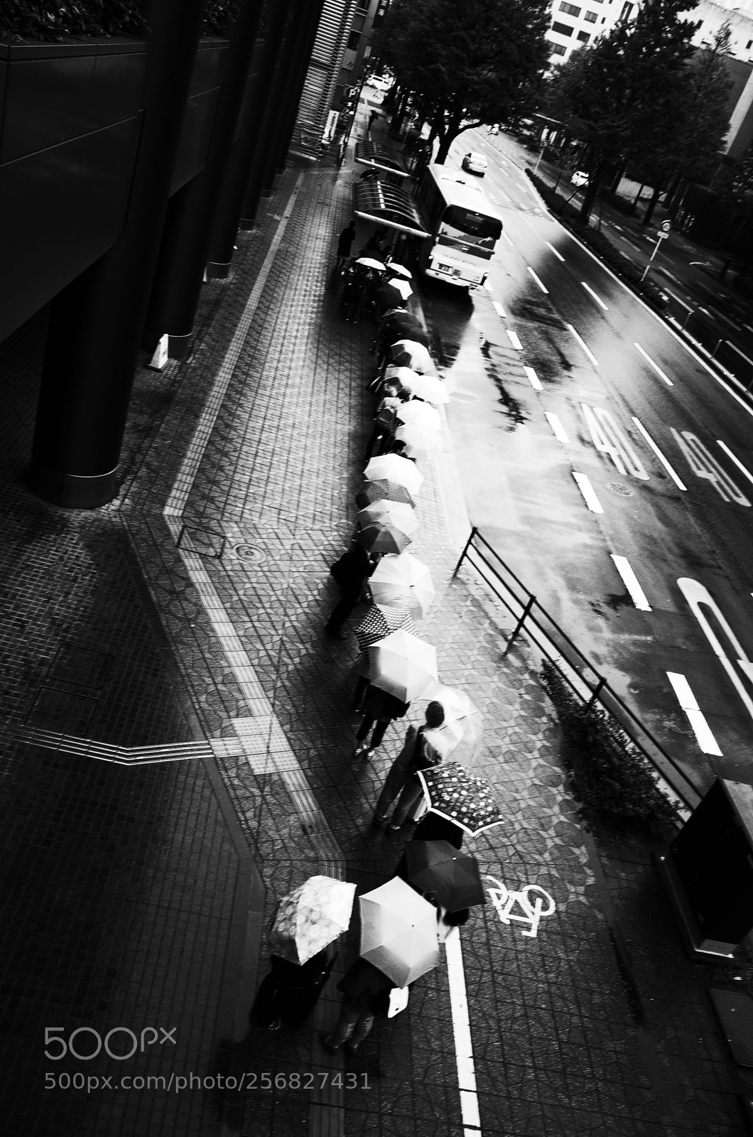 Ricoh GR II sample photo. Column of the umbrella photography