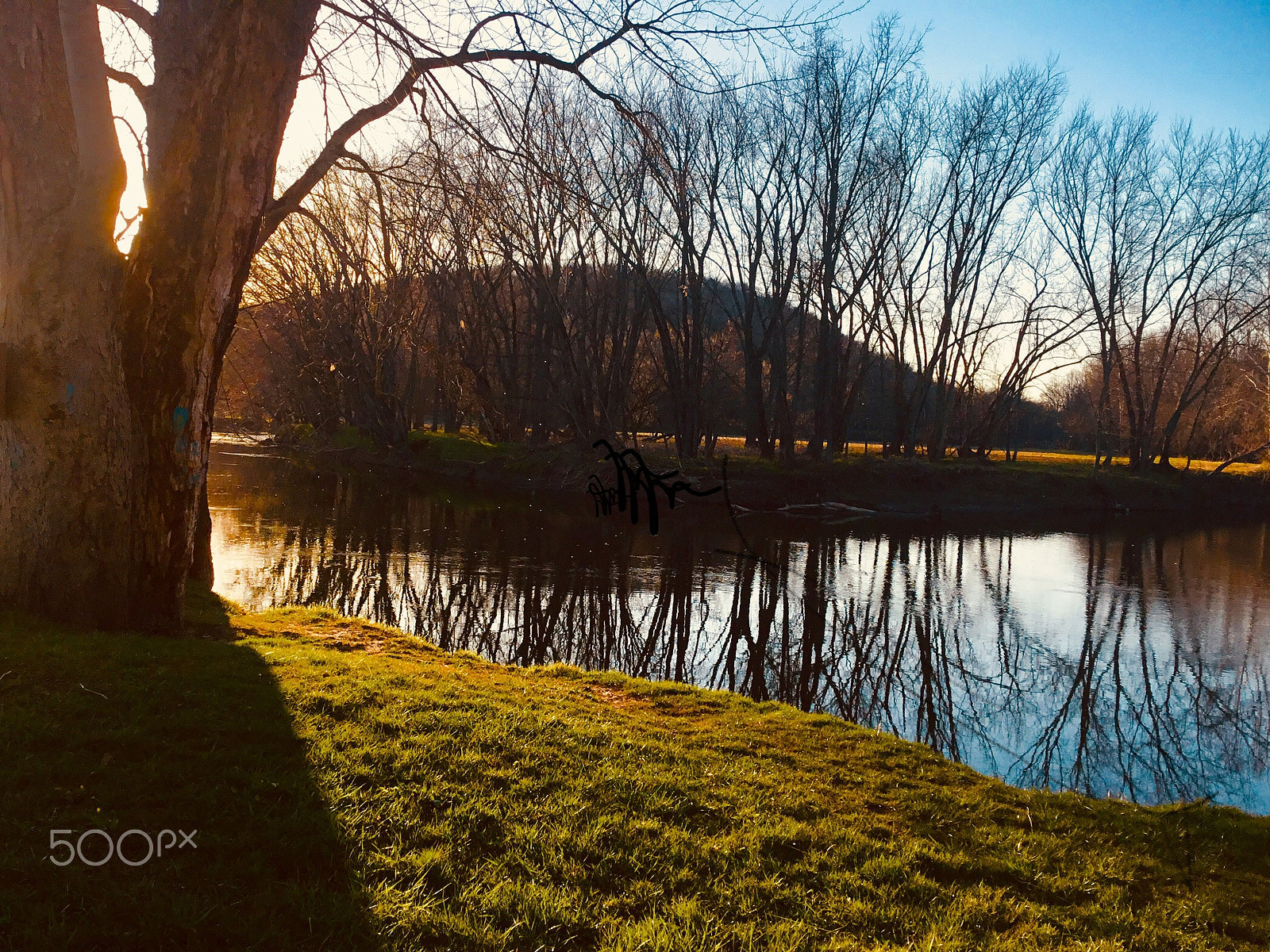 Apple iPad (5th generation) sample photo. Reflections on the waters edge photography