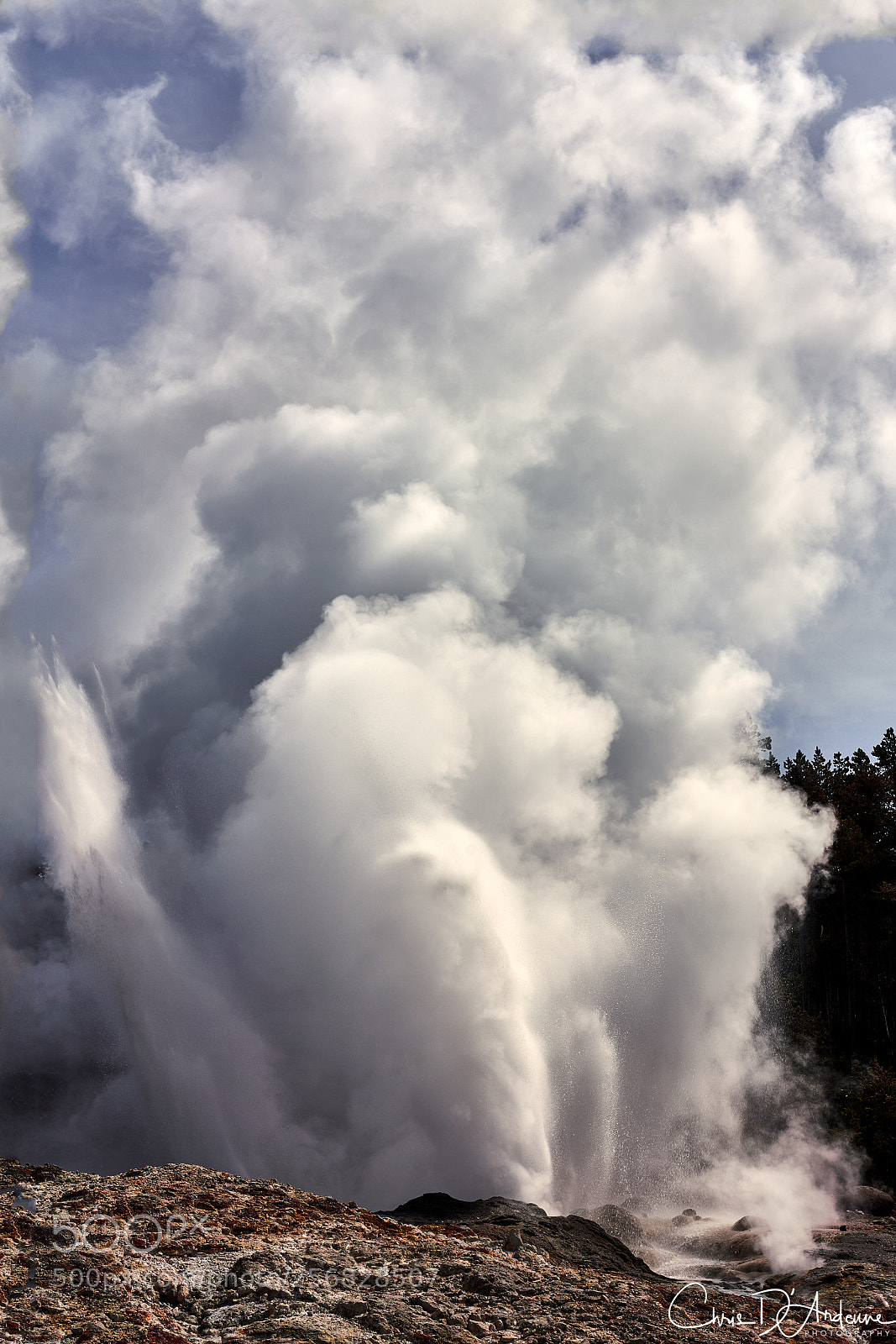 Sony a7R III sample photo. Steamboat geyser photography