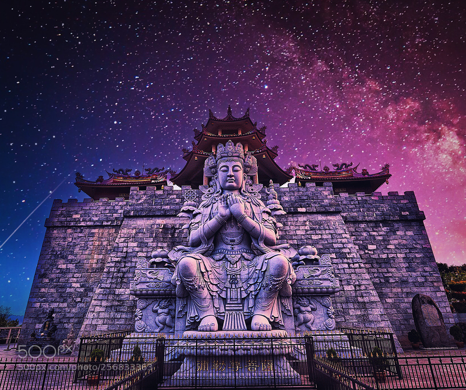 Nikon D810 sample photo. 500 lohan temple photography
