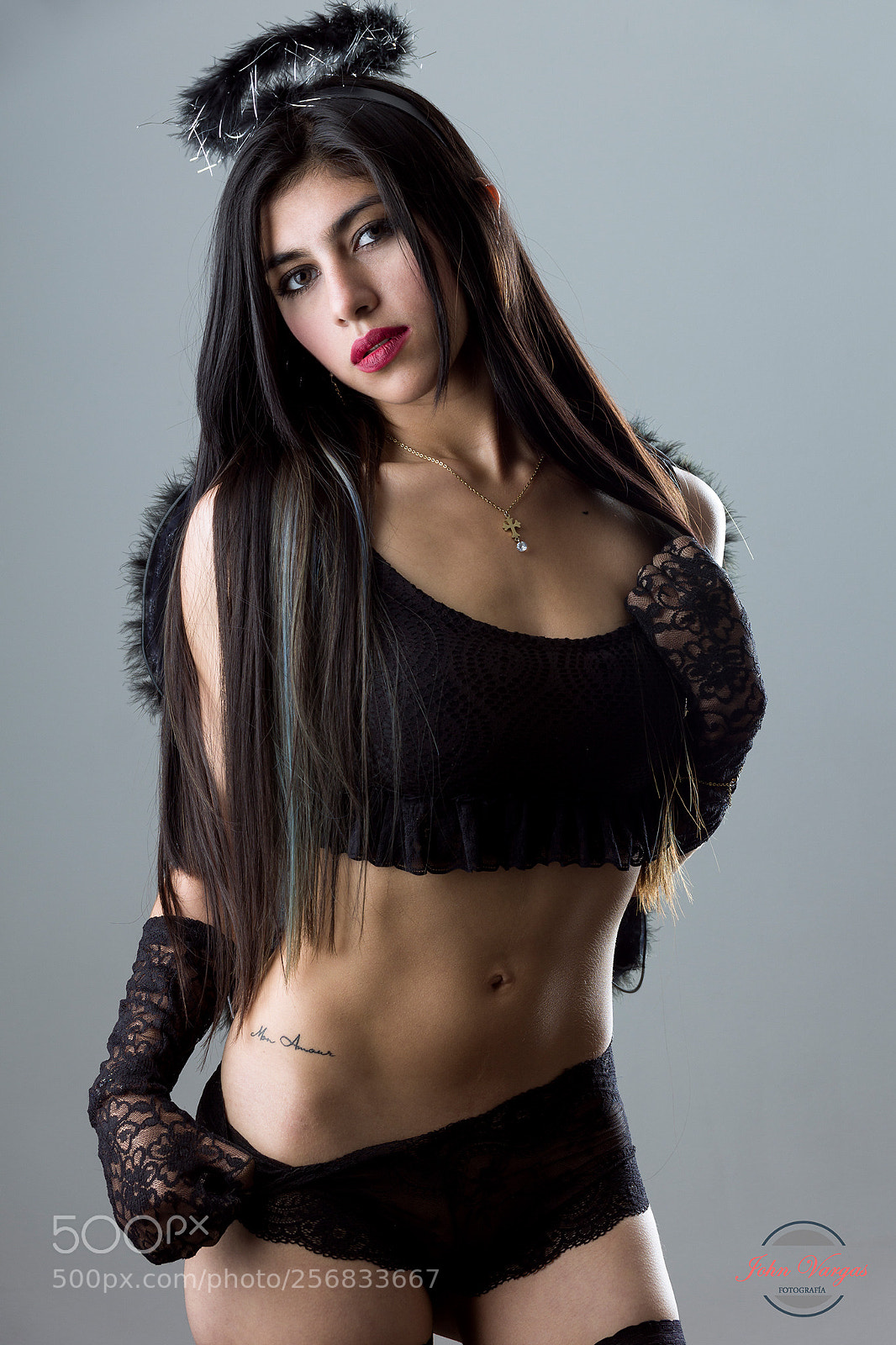 Sony SLT-A68 sample photo. Angel de negro photography