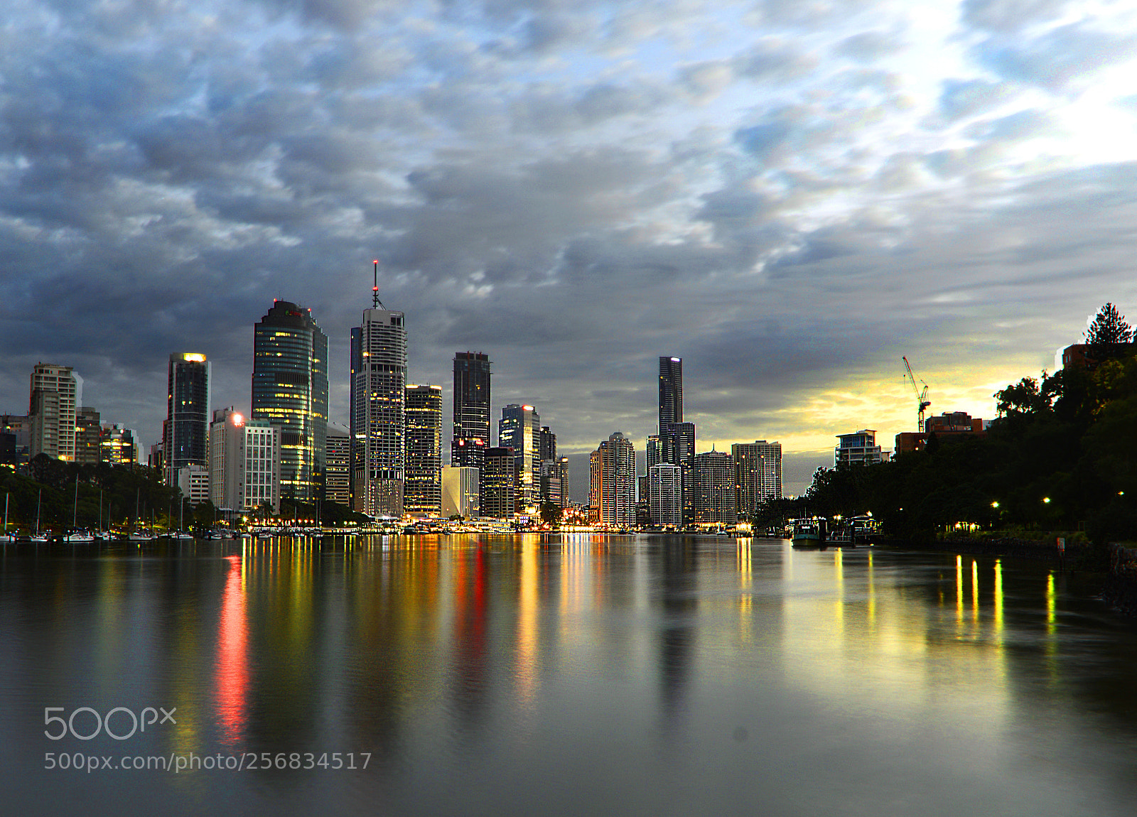Nikon D3200 sample photo. Brisbane blue hour photography