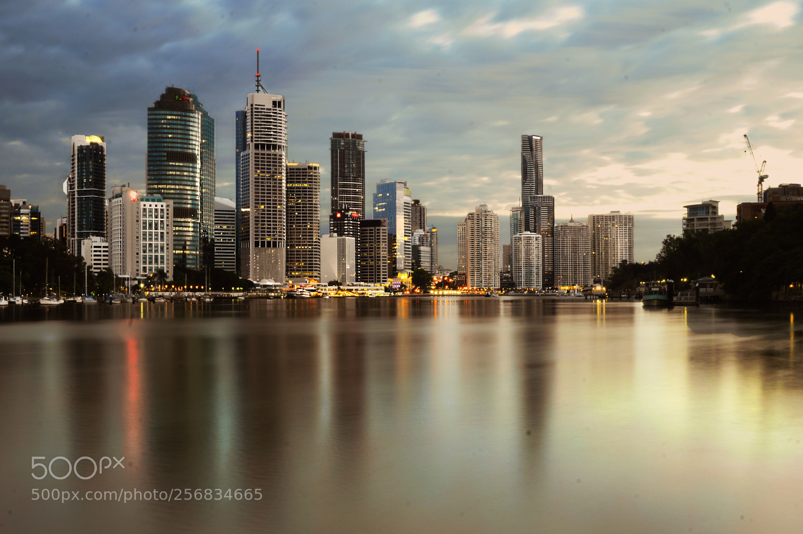 Nikon D3200 sample photo. Brisbane blue hour 2 photography