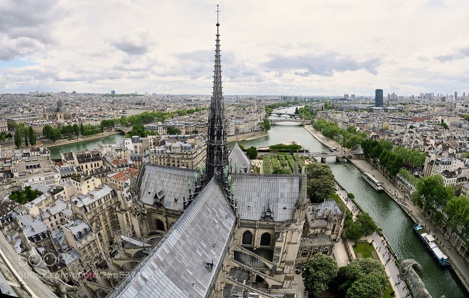 Sony a7R II sample photo. Paris panorama photography