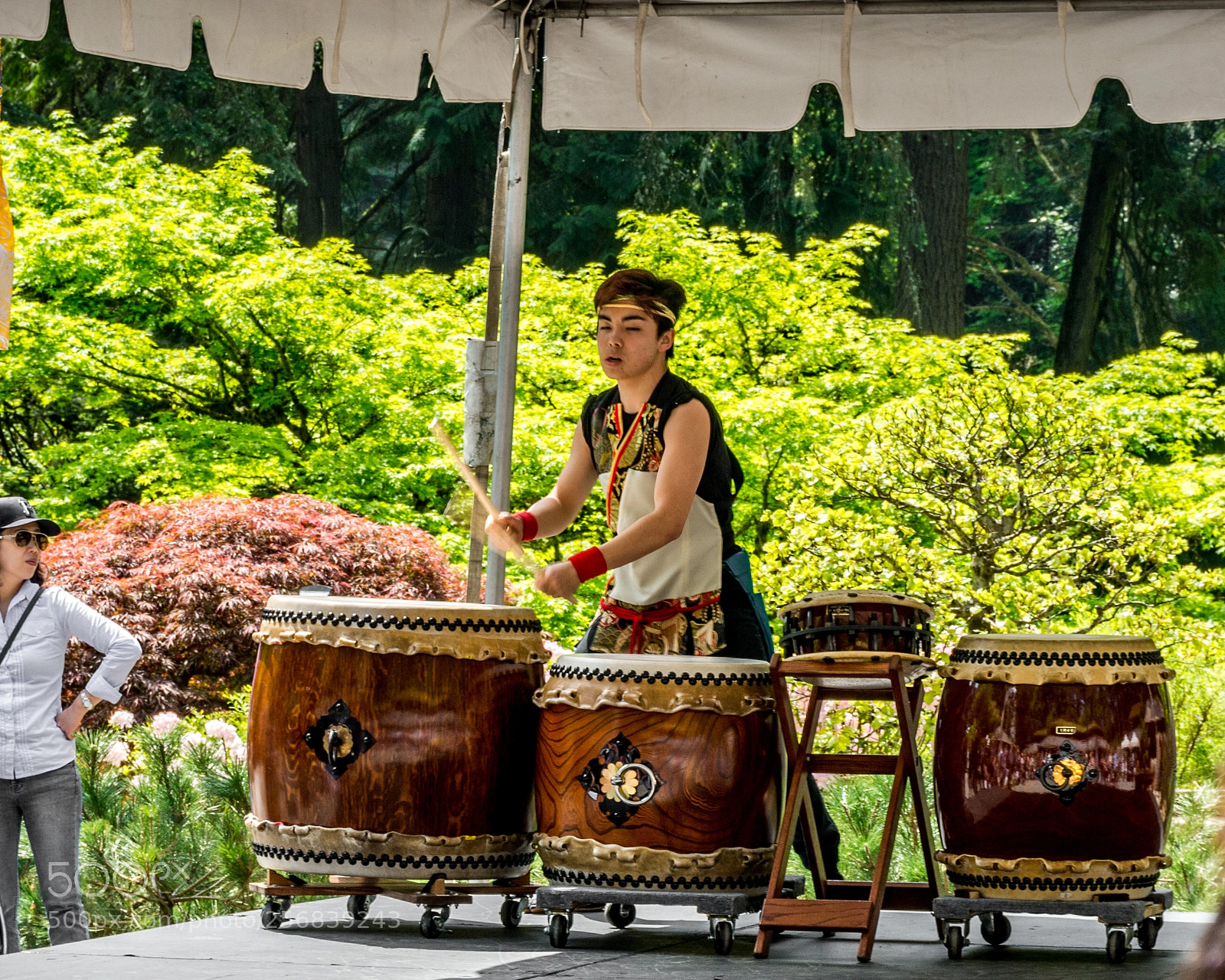 Nikon D7100 sample photo. En taiko drummer photography