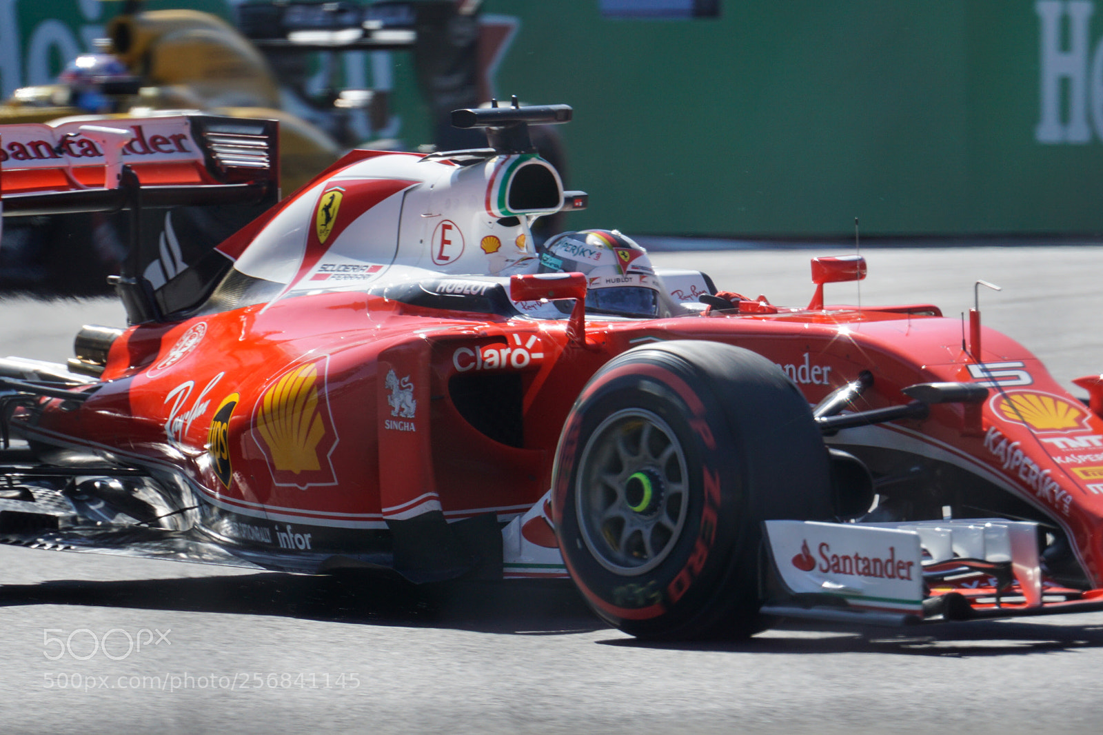 Sony a6000 sample photo. Vettel passing @ mexico gp photography
