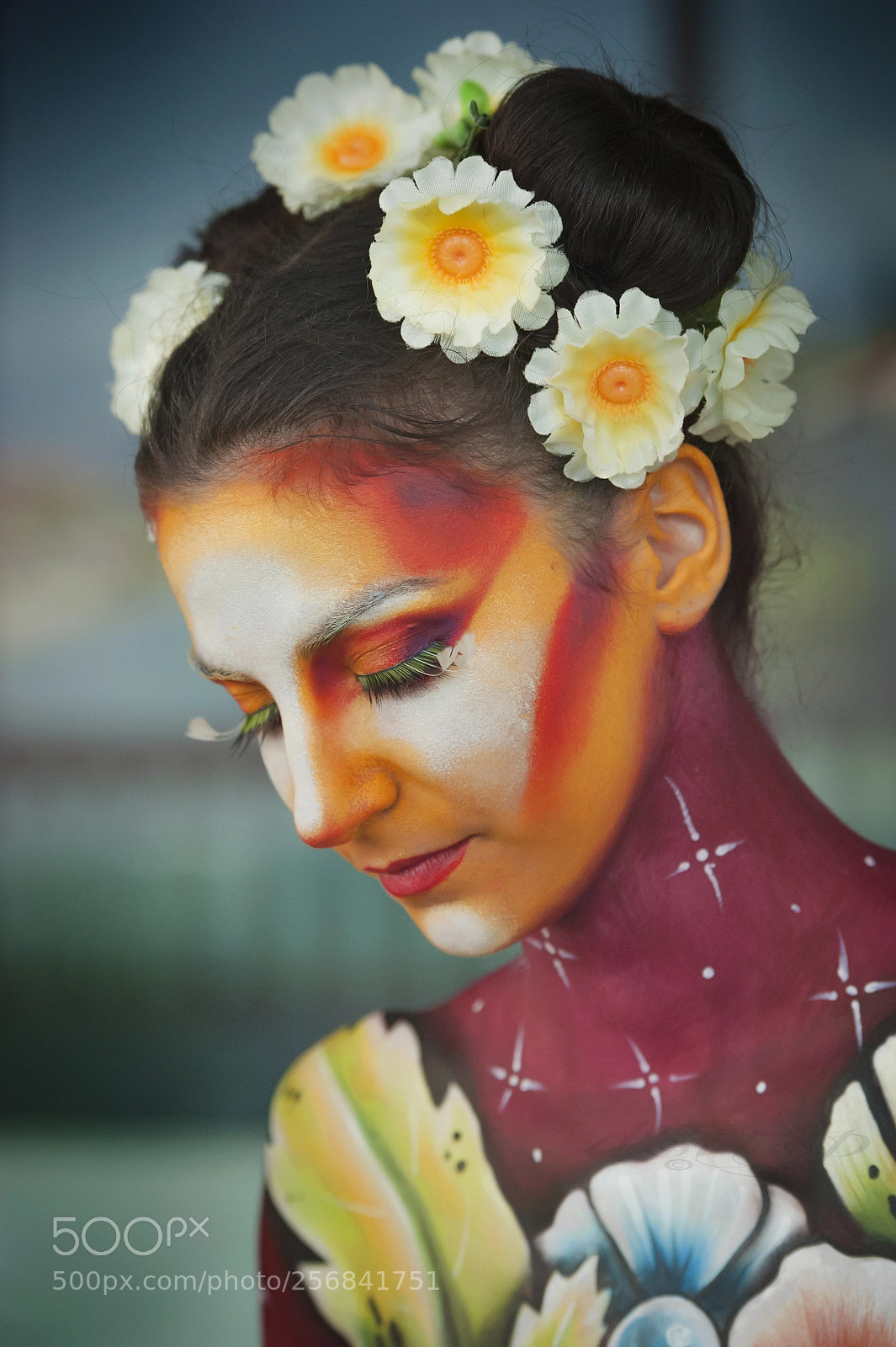 Nikon D700 sample photo. Body painting photography